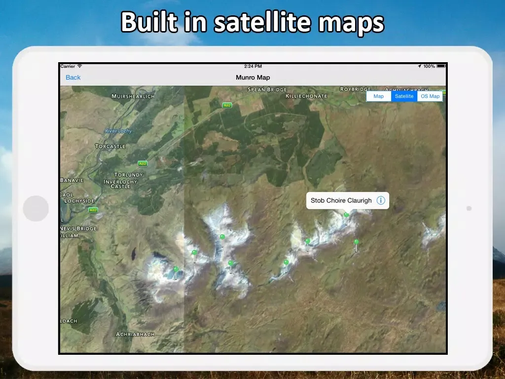 Скриншоты Munros iPad 