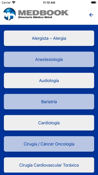 Zrzuty ekranu MedBook