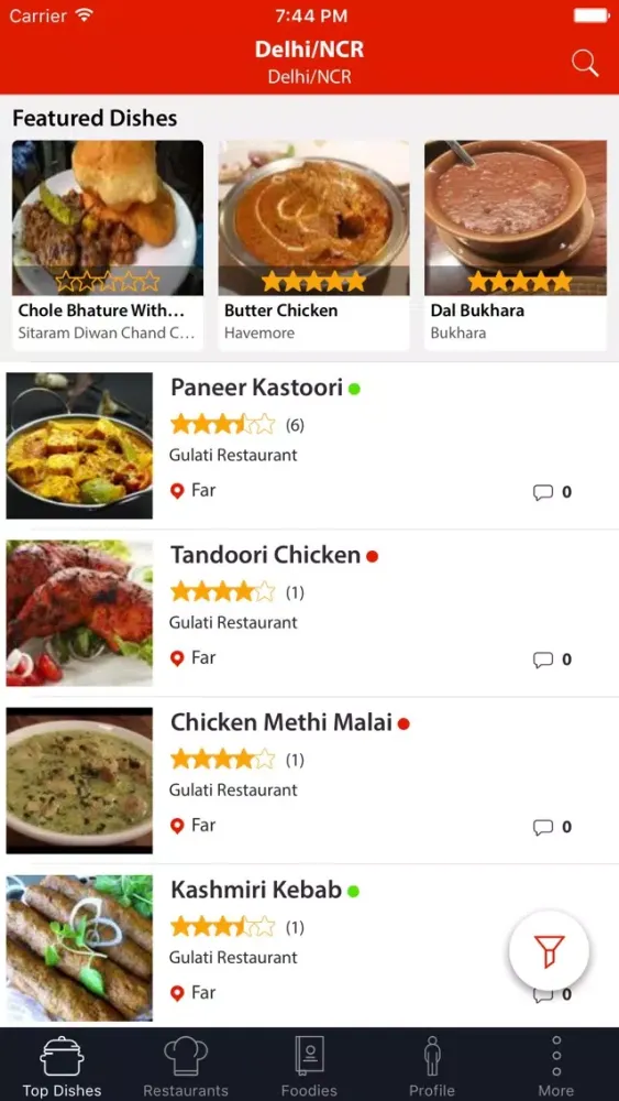 ภาพหน้าจอของ Foodie - Find Best Dishes