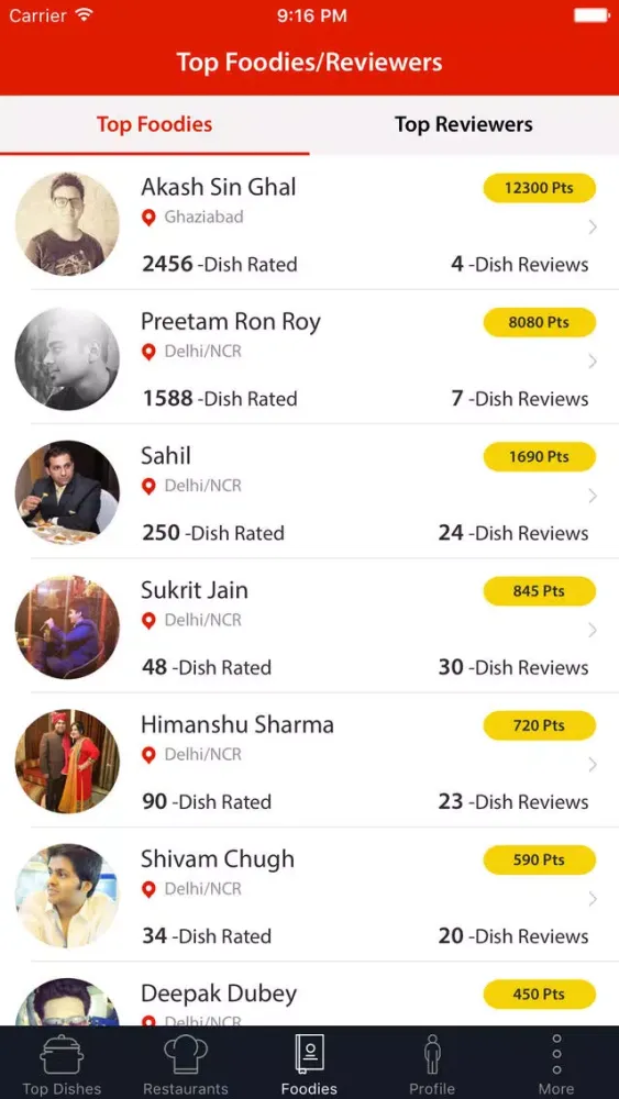 ภาพหน้าจอของ Foodie - Find Best Dishes