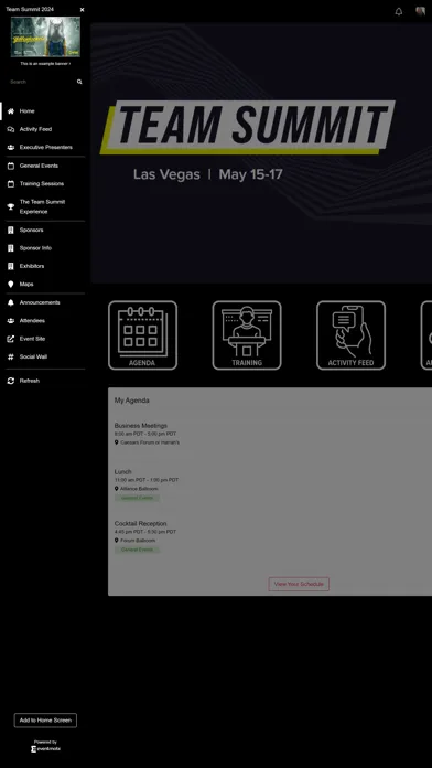 Screenshot di Team Summit