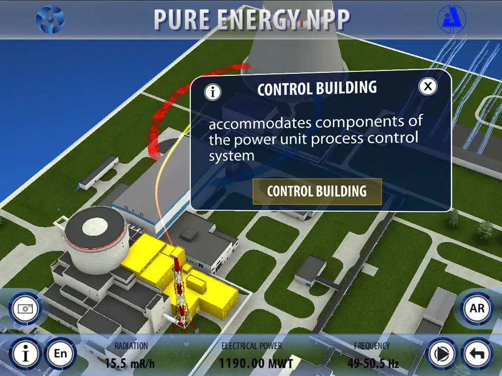 Captures d'écran de Pure Energy NPP iPad 