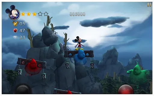 Ảnh chụp màn hình của Castle of Illusion