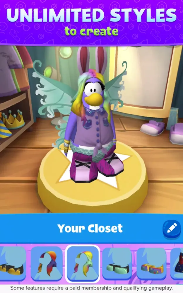 Screenshot di Club Penguin Island