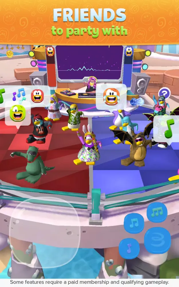 Screenshot di Club Penguin Island