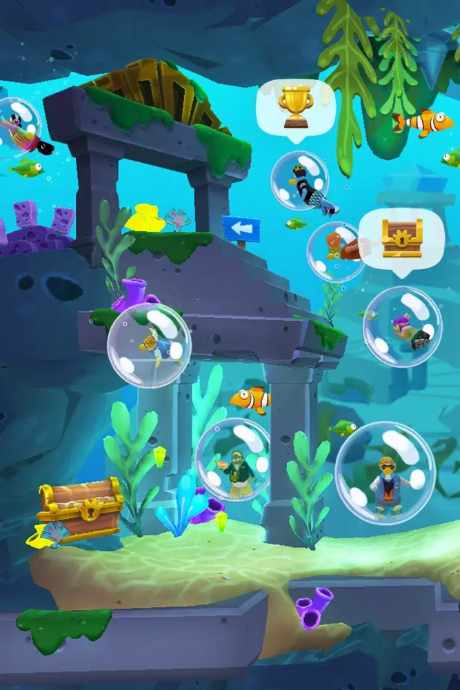 Screenshot di Club Penguin Island