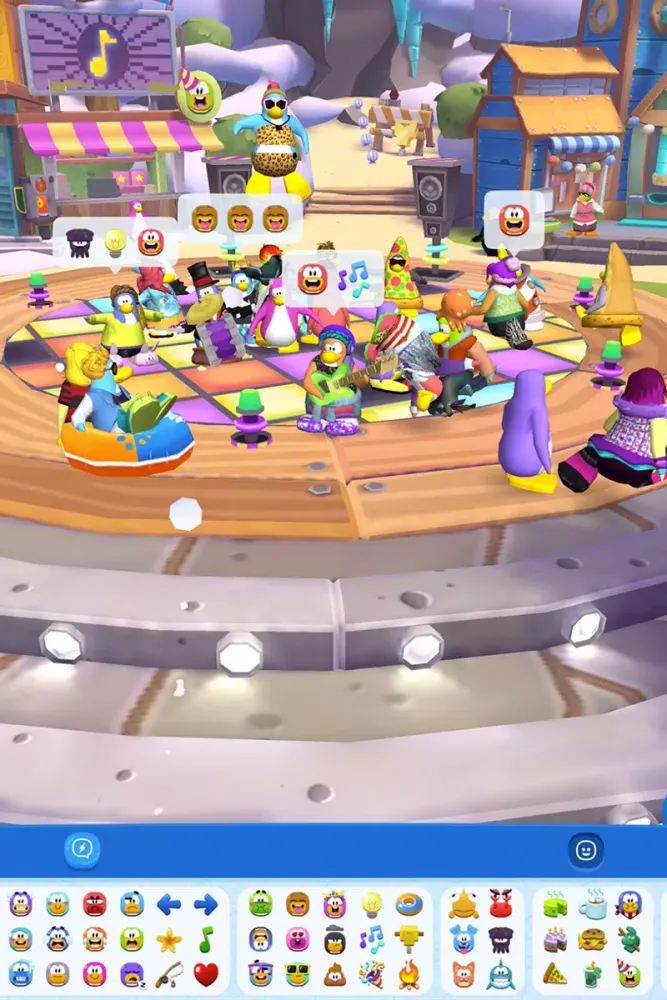 Screenshot di Club Penguin Island