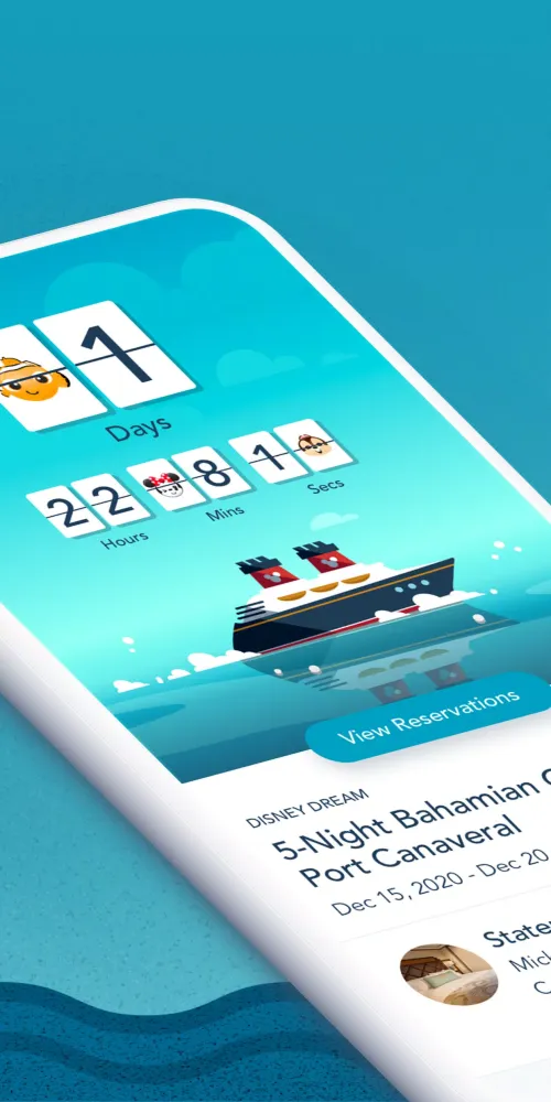 Disney Cruise Line Navigator Screenshots