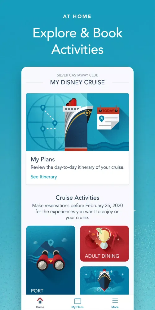 Disney Cruise Line Navigator Screenshots
