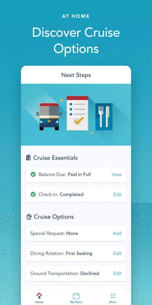 Disney Cruise Line Navigator Screenshots
