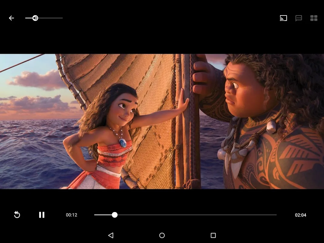 Capturas de tela do Disney Movies