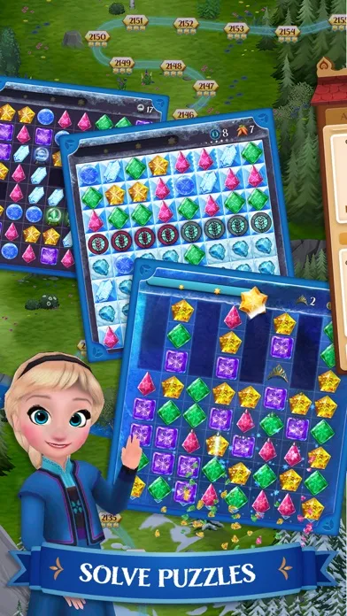 تصاویر Disney Frozen Free Fall Game