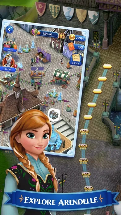 تصاویر Disney Frozen Free Fall Game
