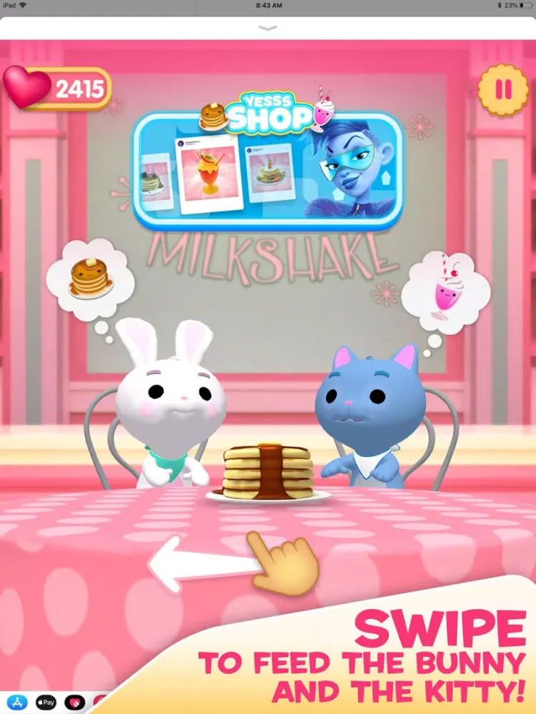 Captures d'écran de Pancake Milkshake iPad 