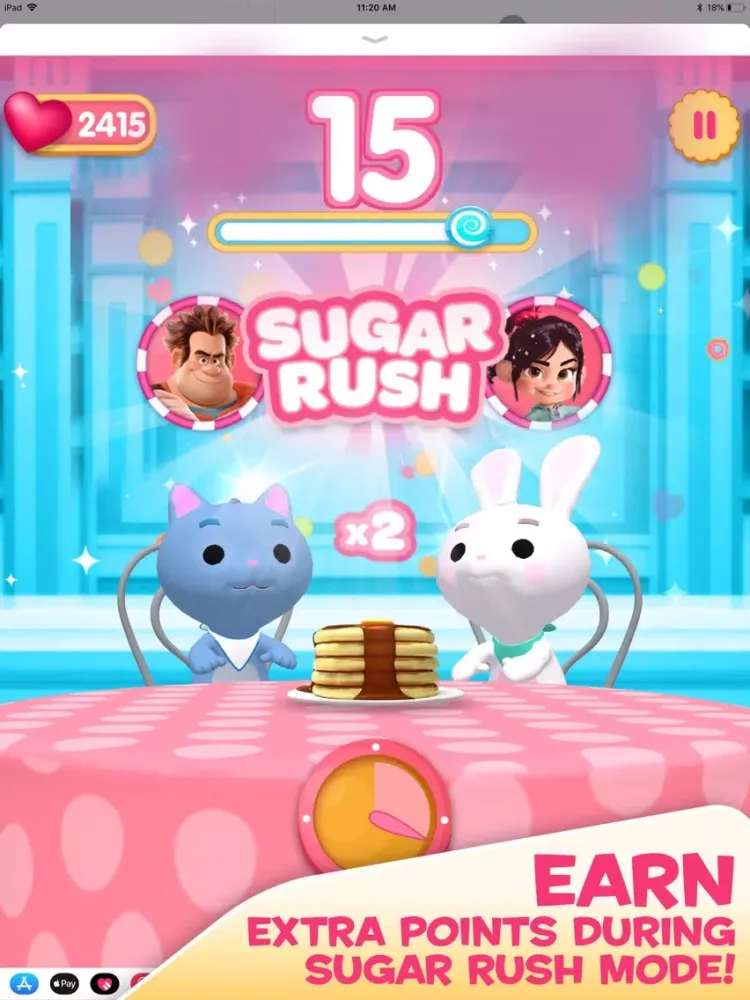 Captures d'écran de Pancake Milkshake iPad 