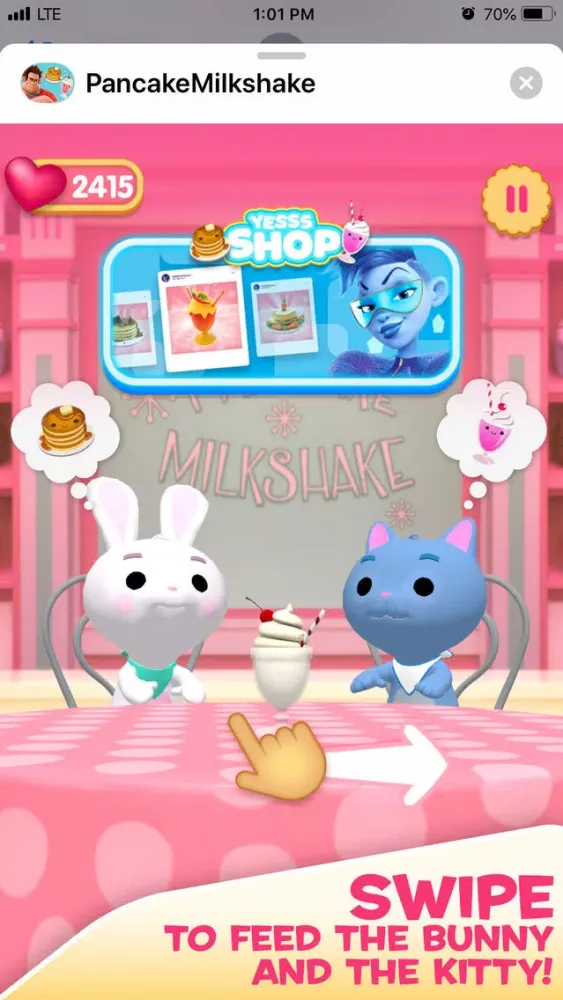 Captures d'écran de Pancake Milkshake