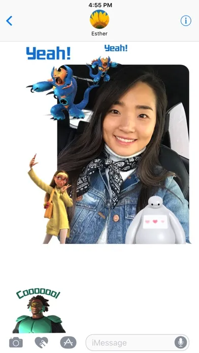 Captures d'écran de Disney Stickers: Big Hero 6