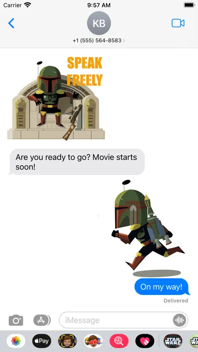 Zrzuty ekranu The Book of Boba Fett Stickers