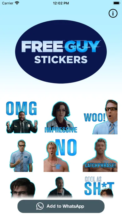 Free Guy Stickers Ekran Görüntüleri