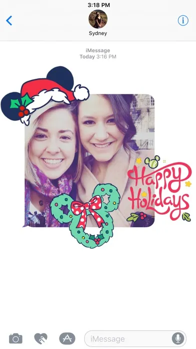 Disney Stickers: Holiday Cheer स्क्रीनशॉट