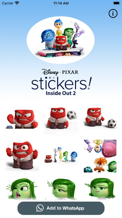 Pixar Stickers: Inside Out 2 Screenshots