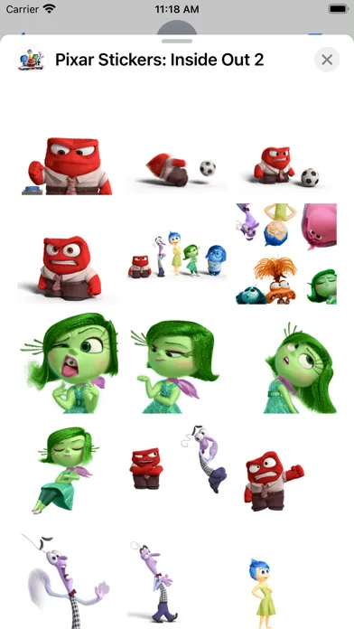 Pixar Stickers: Inside Out 2 Screenshots