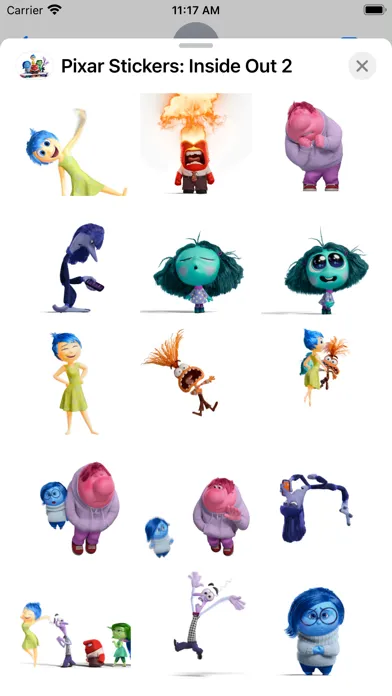 Pixar Stickers: Inside Out 2 Screenshots
