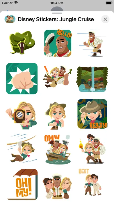 Ảnh chụp màn hình của Jungle Cruise Stickers