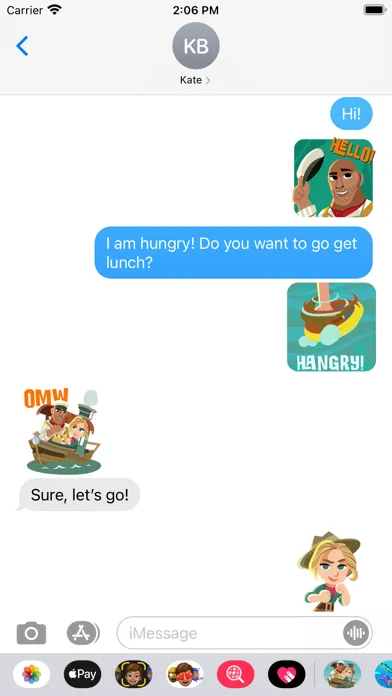Ảnh chụp màn hình của Jungle Cruise Stickers