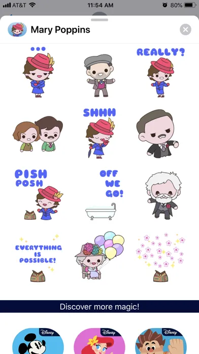 Mary Poppins Returns Stickers স্ক্রিনশট