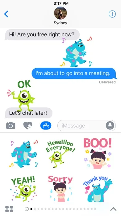 Disney Stickers: Monsters Inc. Screenshots