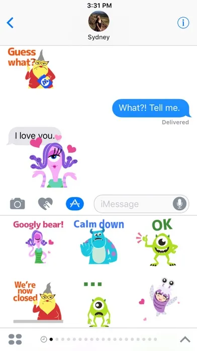 Disney Stickers: Monsters Inc. Screenshots