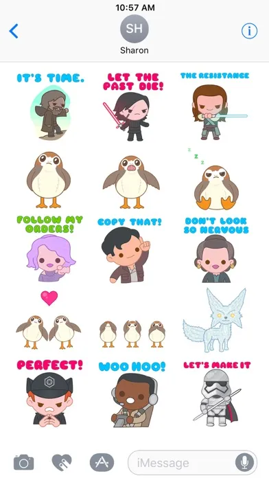 The Last Jedi Stickers স্ক্রিনশট