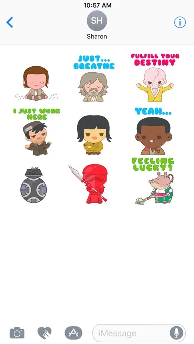 The Last Jedi Stickers স্ক্রিনশট