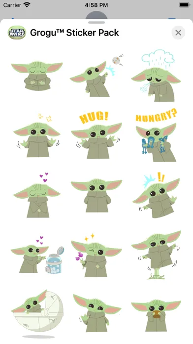 Capturas de pantalla de Grogu™ Sticker Pack