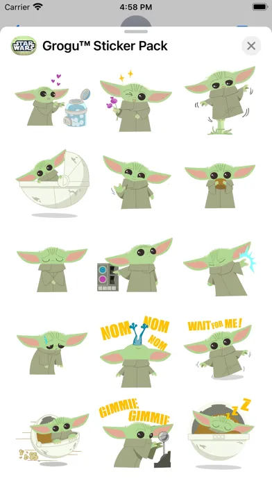 Capturas de pantalla de Grogu™ Sticker Pack