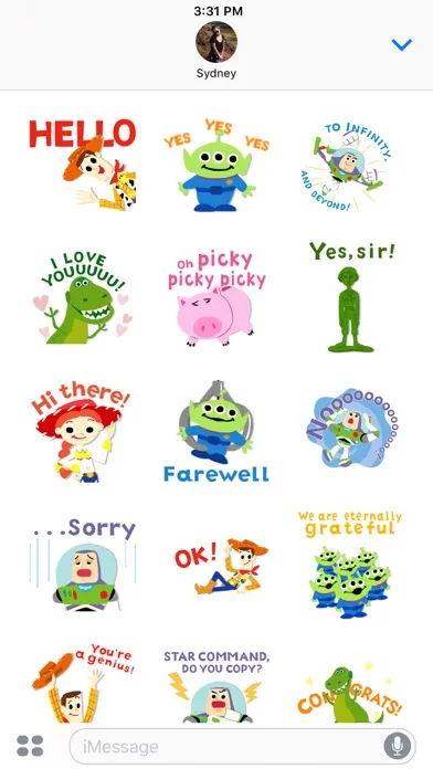 Pixar Stickers: Toy Story Screenshots