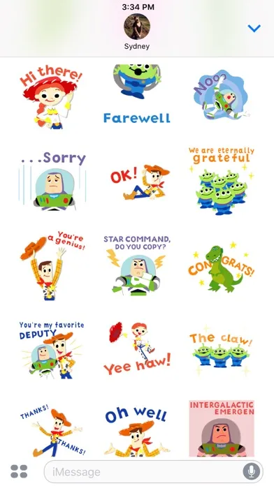 Pixar Stickers: Toy Story Screenshots