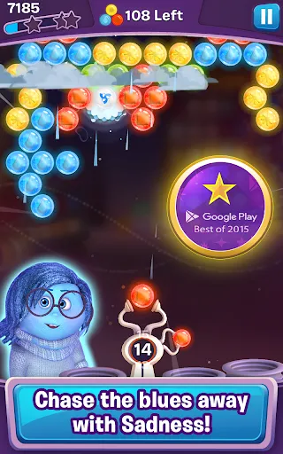 Capturas de tela do Inside Out Thought Bubbles