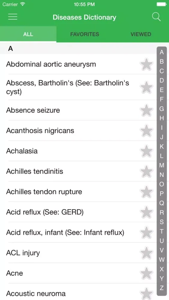 Disorder & Diseases Dictionary Offline应用截图