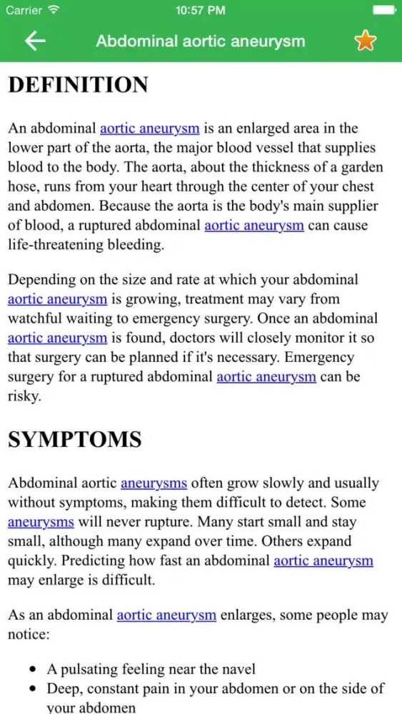 Disorder & Diseases Dictionary Offline应用截图