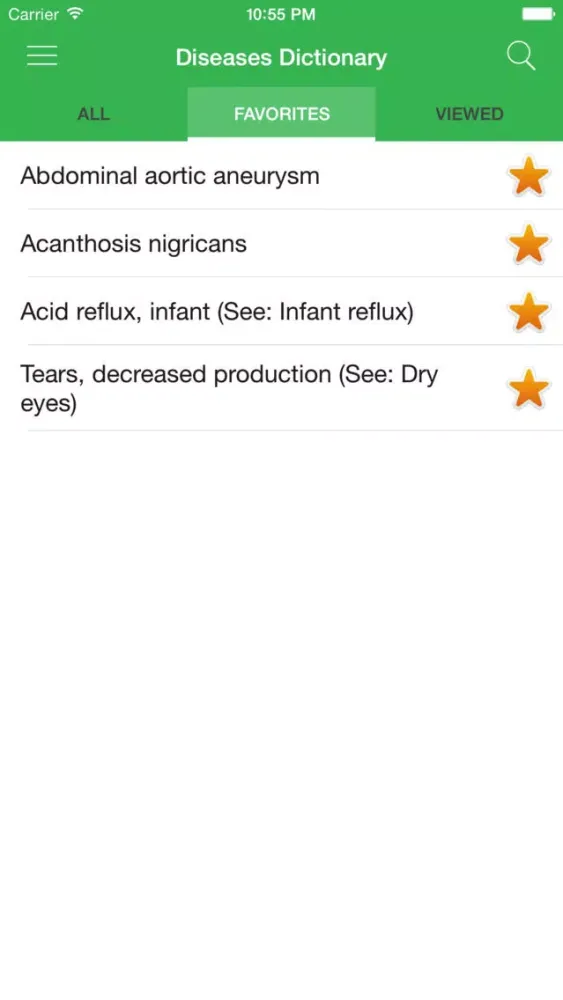 Disorder & Diseases Dictionary Offline应用截图