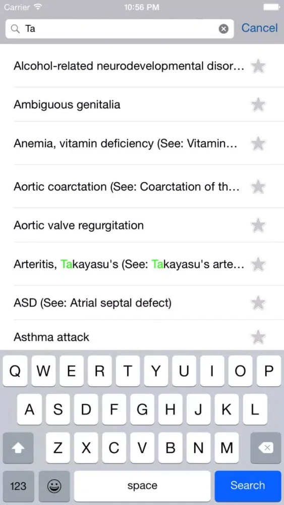 Disorder & Diseases Dictionary Offline应用截图