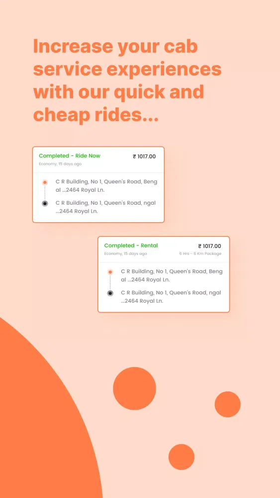 Capturas de pantalla de an2 Cabs - Ride in style