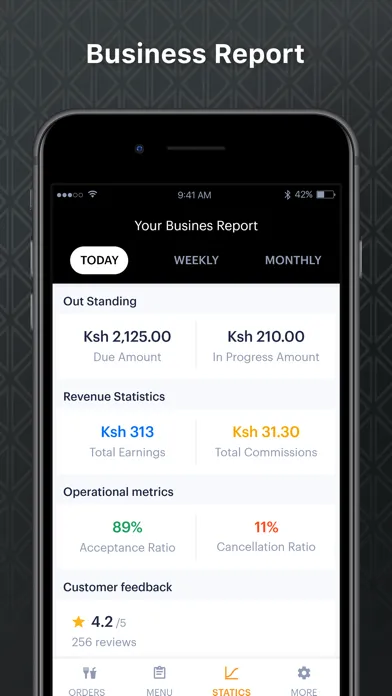 Скриншоты CabAfrica Vendor