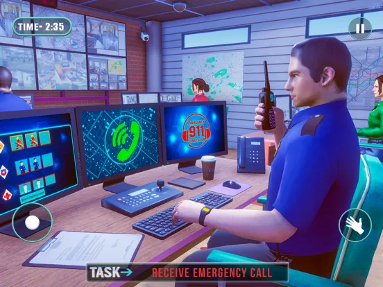 911 Emergency Dispatcher sim iPad  Screenshots