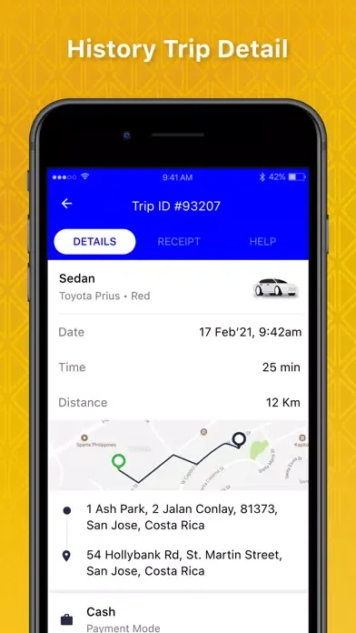 Tangkapan layar A passenger ride