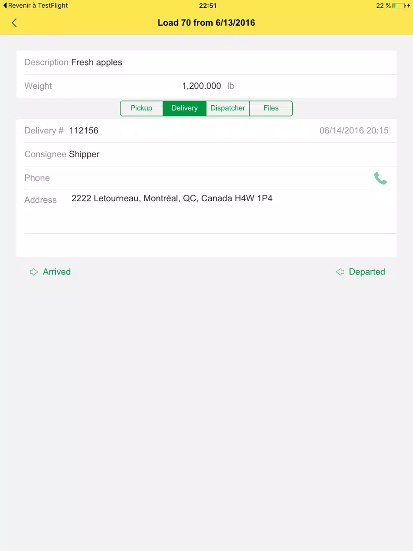 DispatchMax for Carriers iPad  سکرین شاٹس