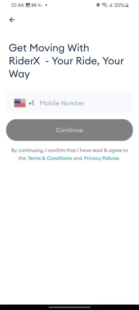 RiderX - Your Ride, Your Way Screenshots