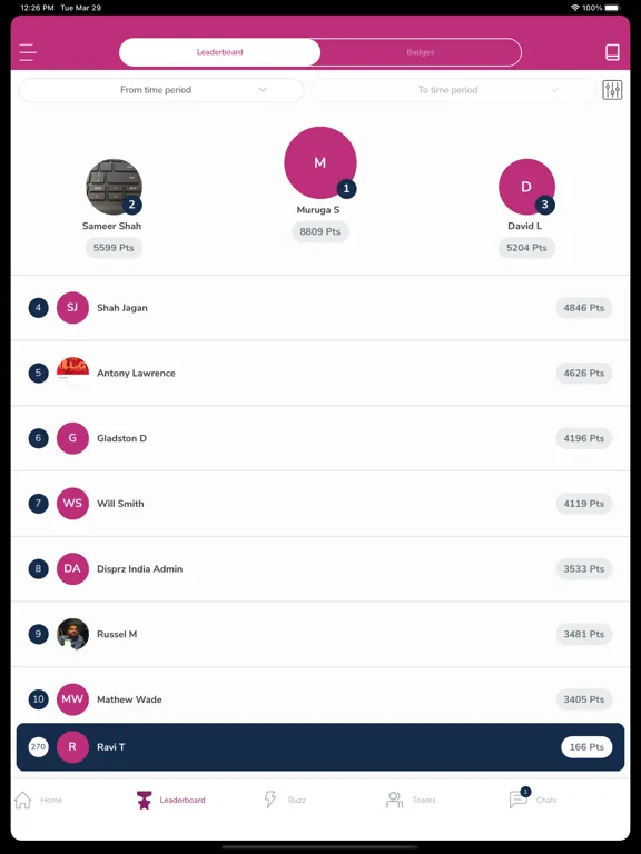 Tangkapan skrin Career Agents Academy iPad 